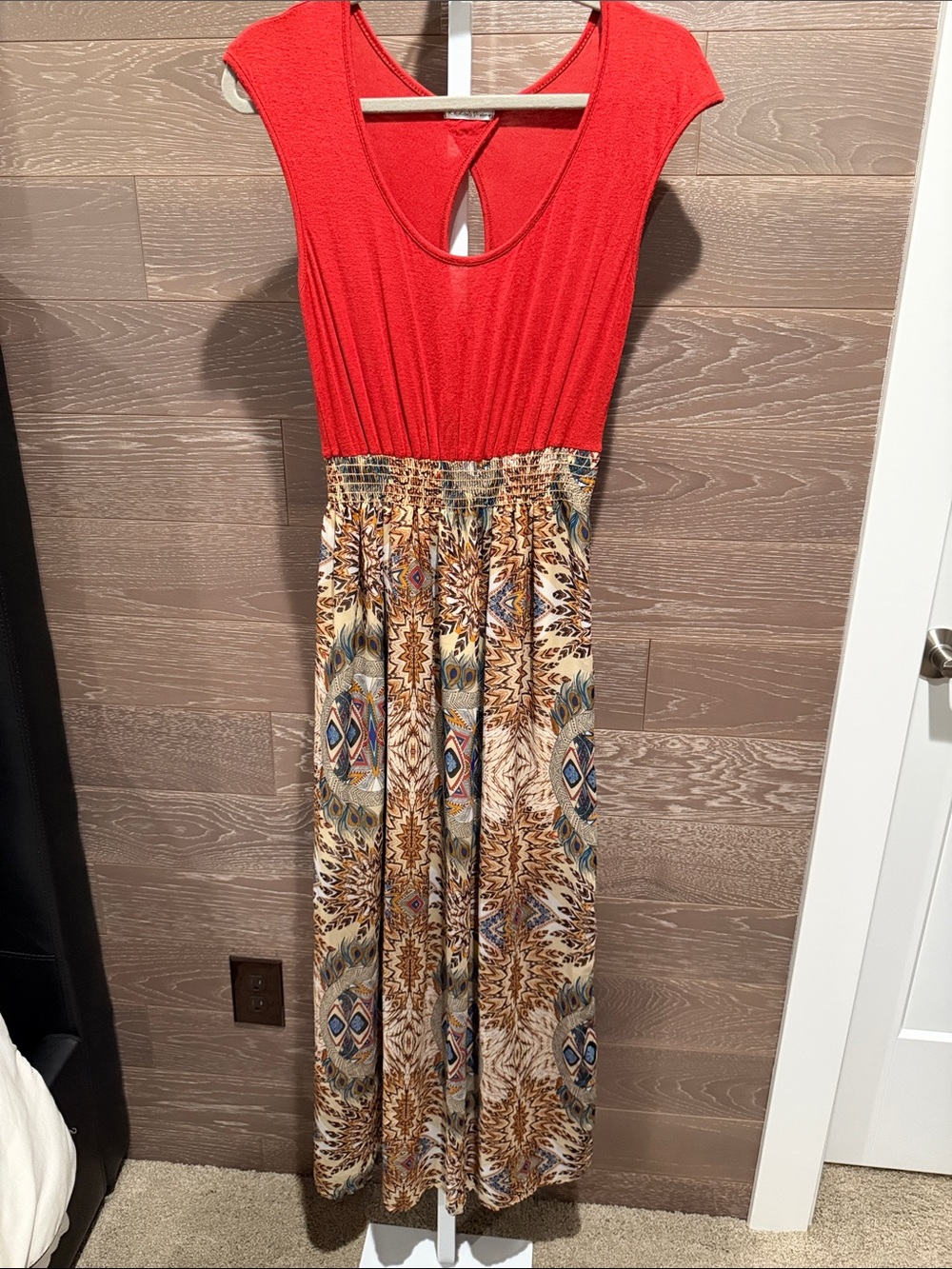 Southwestern Print Maxi Dress